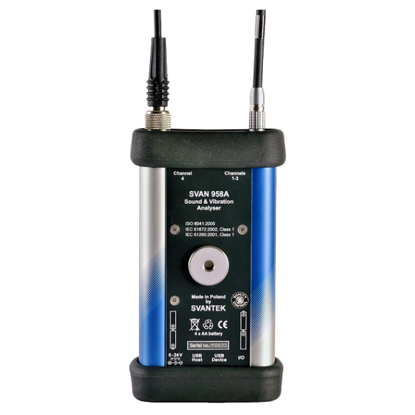 Svantek รุ่นSV-958Aเครื่องวัดระดับเสียงและการสั่นสะเทือน,4-Channel Simultaneous Sound and Vibration Analyzer,Class1