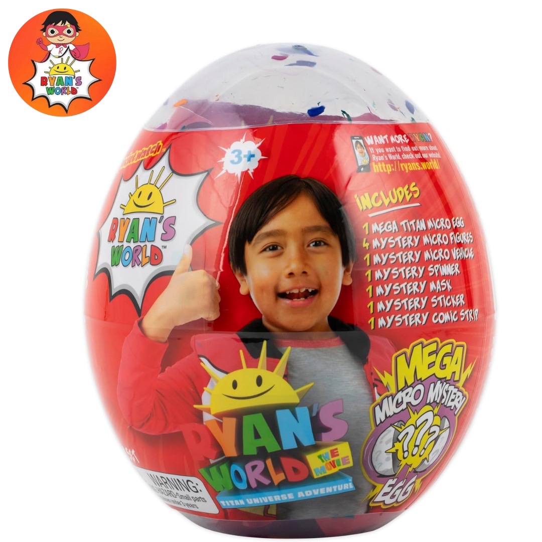 นำเข้า 🇺🇸 ไข่มหัศจรรย์ Mega Microverse จาก Ryan’s World The Movie! 🥚✨ของเล่นลับๆ เข้าคอลเล็กชันวัย 3+ สนุกไม่ซ้ำใคร ราคา 990 บาท