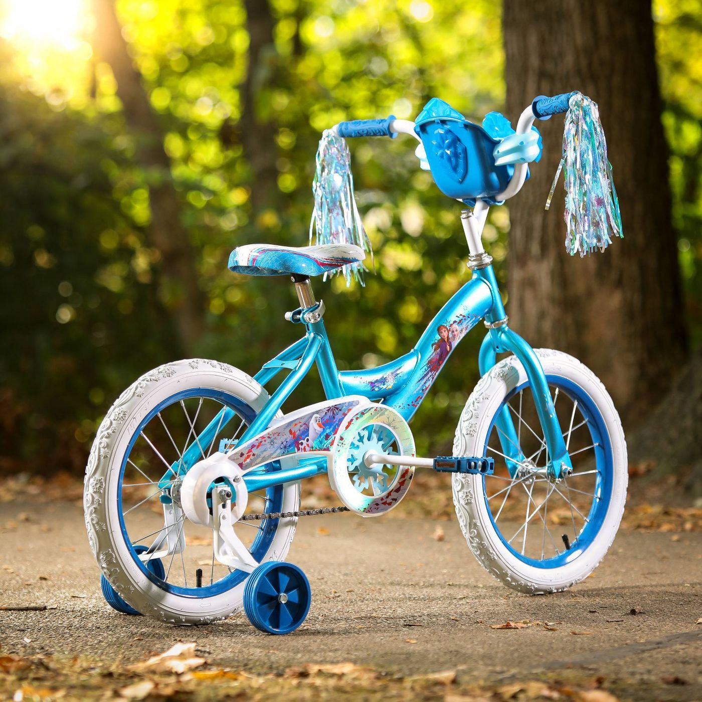 พร้อมส่ง💯 จักรยานเด็กลาย โฟรเซ่น ภาค2 Huffy Disney Frozen 2 Cruiser Bike 16”