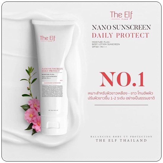 Nano Sunscreen กันแดดนาโน (แพ็คเกจใหม่) ส่งฟรี