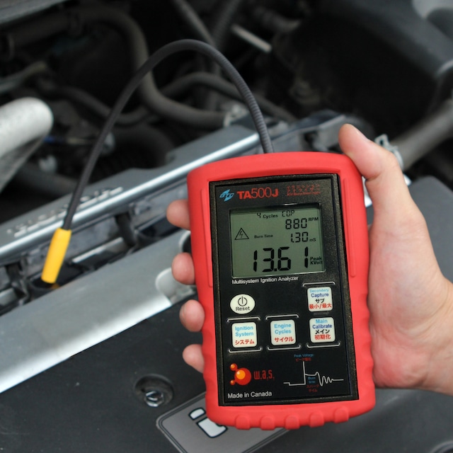 GTC รุ่นTA500Jเครื่องวัดทดสอบคอยล์ขนาดพกพาแบบดิจิตอล,Multi System Ignition Analyzer Probe length:300mm