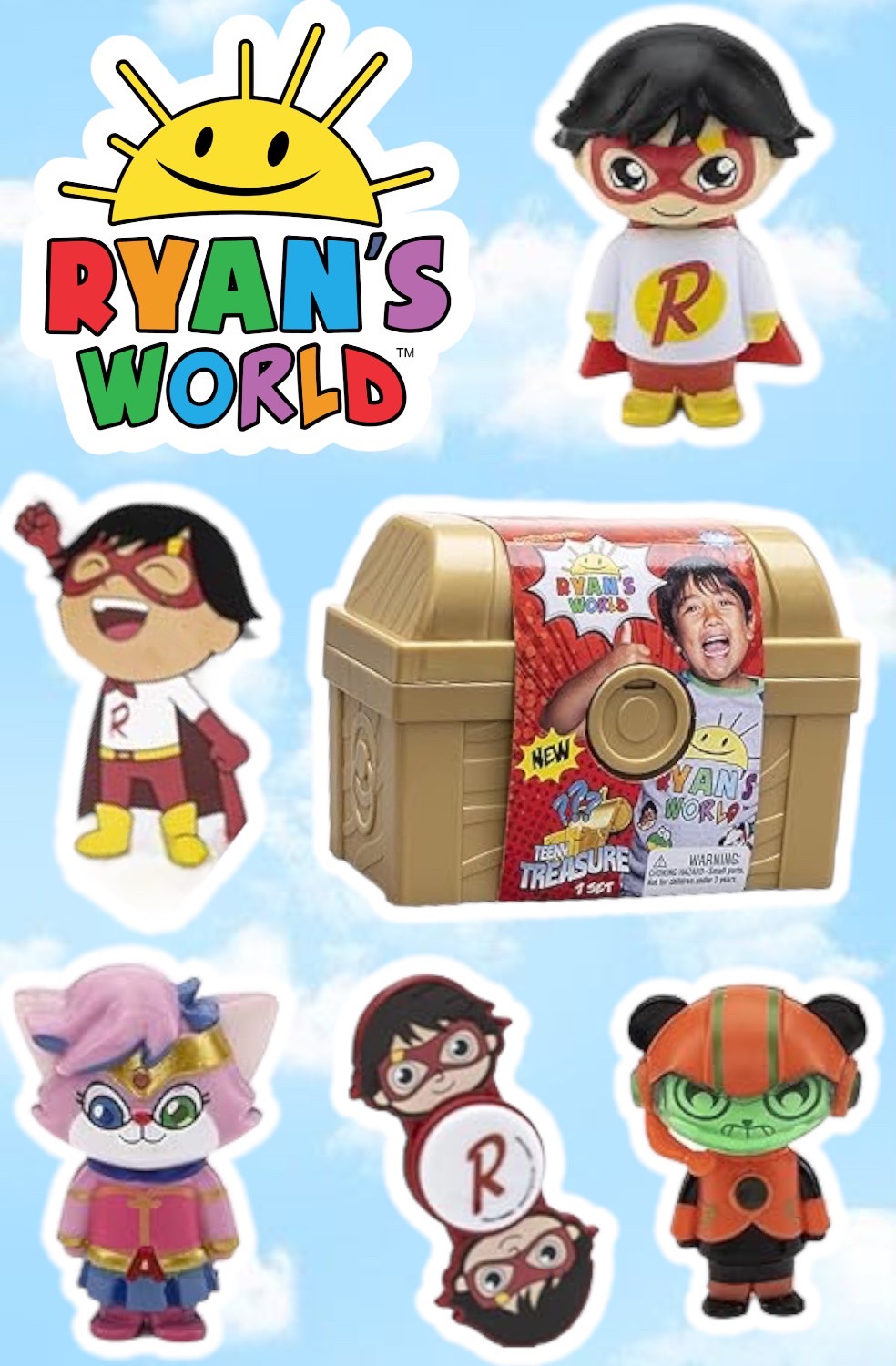 นำเข้า USA Ryan's World เซอร์ไพรส์หีบสมบัติ ราคา 1,990 บาท