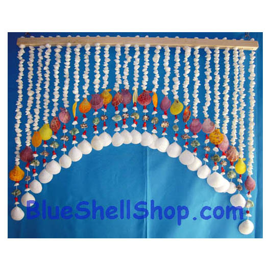 ม่านโค้งสั้นทึบลายโค้งพระจันทร์