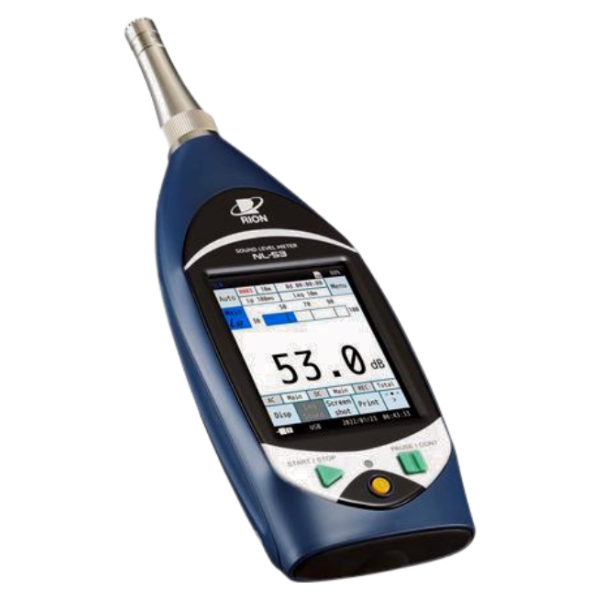 Rion รุ่น NL-43EX เครื่องวิเคราะห์เสียงมาตรฐานรองรับฟังก์ชันการติดตั้งโปรแกรมเสริม,Sound level meter, NX-43EX pre-installed,Class-2