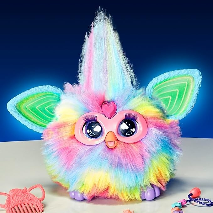 นำเข้าUSA Furby Tie Dye, 15 Fashion Accessories, Interactive Plush Toys ตุ๊กตาแบบโต้ตอบ ราคา 3,590 บาท