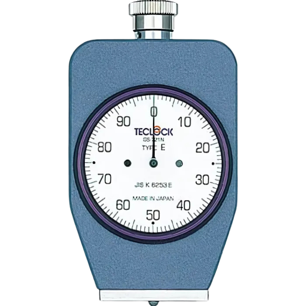 Teclock รหัส GS-721N เกจวัดทดสอบความแข็งยางพลาสติก,Durometer Type E,(high hardness),spring load:550～8050mN
