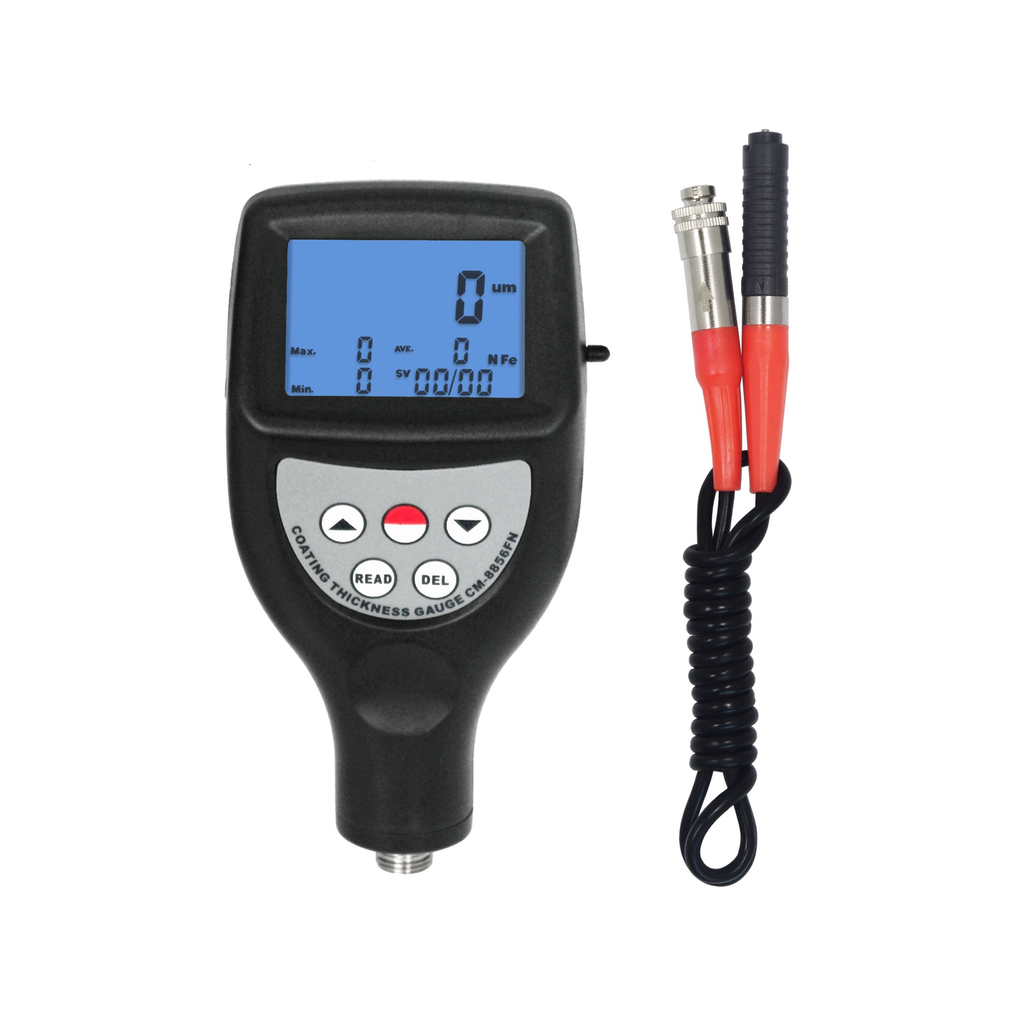 Landtek รุ่นCM-8856FNเครื่องวัดความหนาผิวเคลือบสำหรับโลหะ(F)และอโลหะ(N)พร้อมโพรบวัด,Coating Thickness Gauge meter,Meas.range:0～1250µm/0～50mil