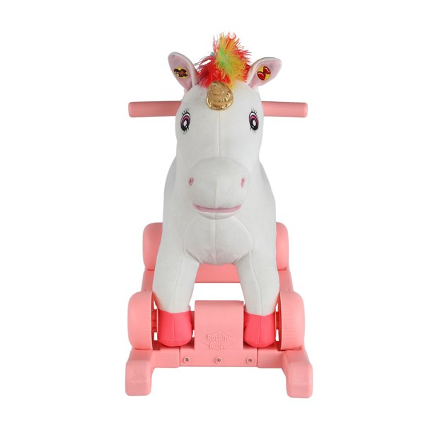 ม้าโยก ขาไถเด็ก ยูนิคอร์น ขยับปากร้องเพลงพูดได้ Rockin' Rider Celeste 2-in-1 Unicorn ราคา 3,190 - บาท
