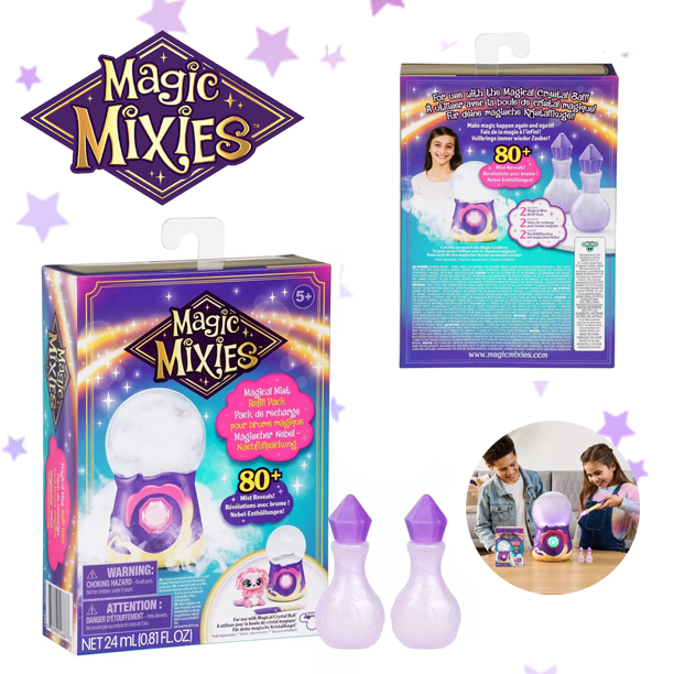 ตัวรีฟิล Magic Mixies - Magical Mist and Spells Refill Pack for Magic Cauldron, Multicolor ราคา 850.- บาท