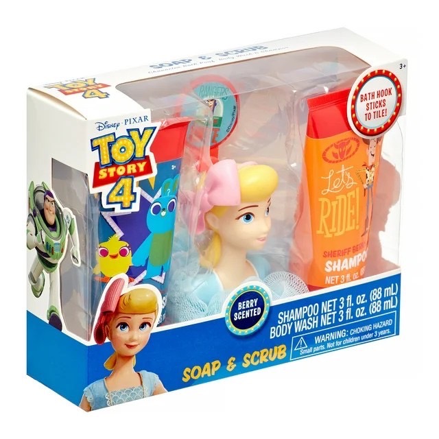นำเข้า🇺🇸 เซ็ทอาบน้ำDisney Pixar Toy Story 4 4-Piece Soap and Scrub Body Wash and Shampoo Set , ราคา 590 บาท