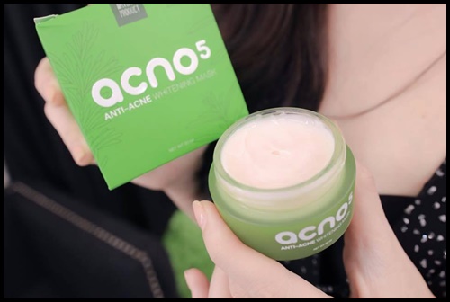 acno5 แอคโน่5 ครีมมาส์กลดสิว ผิวหน้ากระจ่างใส