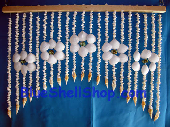 ม่านสั้นทึบลายดอกไม้ส้ม