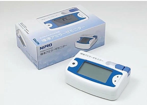 Nipro รุ่นCocoro(CM-1.1)เครื่องวัดอัลฟ่าอไมเลสในน้ำลาย,Cocoro Meter Saliva Amylase Monitor