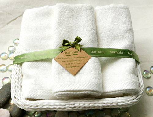 ผ้าขนหนูใยไผ่ผสมคอตตอน