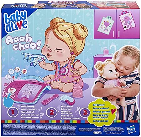 ตุ๊กตาBaby Alive Lulu Achoo Doll, Kids Ages 3+ ราคา 2,690 บาท