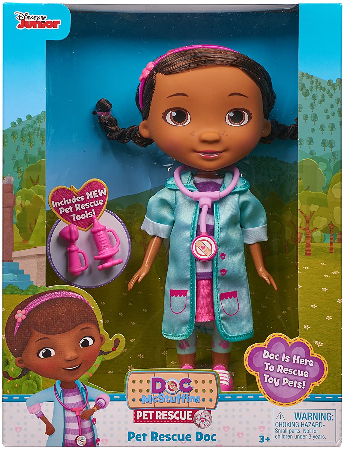 ตุ๊กตา สัตวแพทย์ ฉุกเฉิน Doc McStuffins Pet Rescue 8.5 "Doc Doll