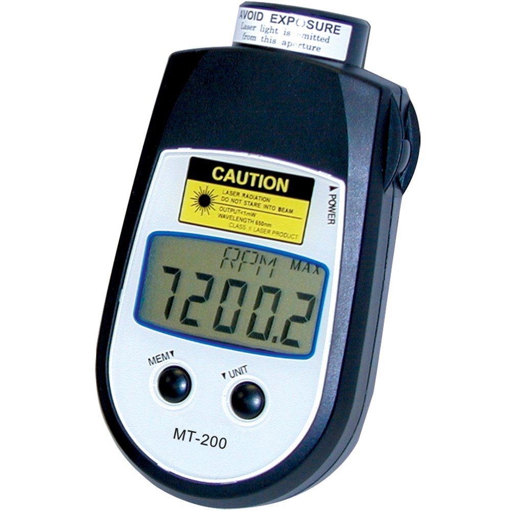 NidecShimpo รุ่นMT-200เครื่องวัดความเร็วรอบแบบสัมผัส,Combonation Hand-Held Tachometer,Complete kit,Meas.range:16～200/160～2,000/1,600～20,000RPM.
