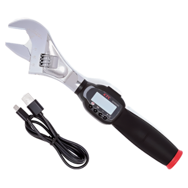 KTC รหัส GEKR085-W36 ประแจปอนด์ดิจิตอล,Digital ratchet type,(rechargeable),monkey type,torque range:17～85nm,adjustable:10～36mm.