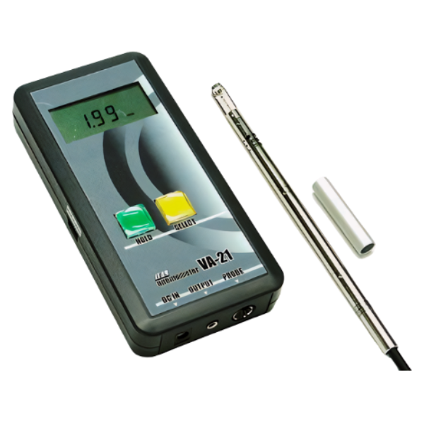AI Denshi รุ่นVA-21เครื่องวัดความเร็วลม,Anemometer Wind Speed and Temperature Meter(with probe S-117R)