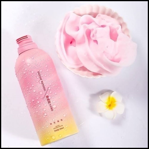 มูสโฟมอาบน้ำ วิปโฟมสีชมพู Cream Mousse Bathing