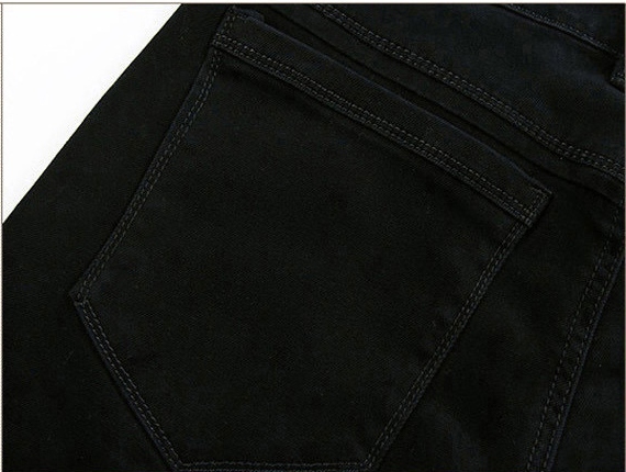 YM5908001 ยีนส์ชายสีดำแฟชั่นเกาหลี ขากระบอกเล็ก 27-42 (พรีออเดอร์) YM5908001 ชิ้น