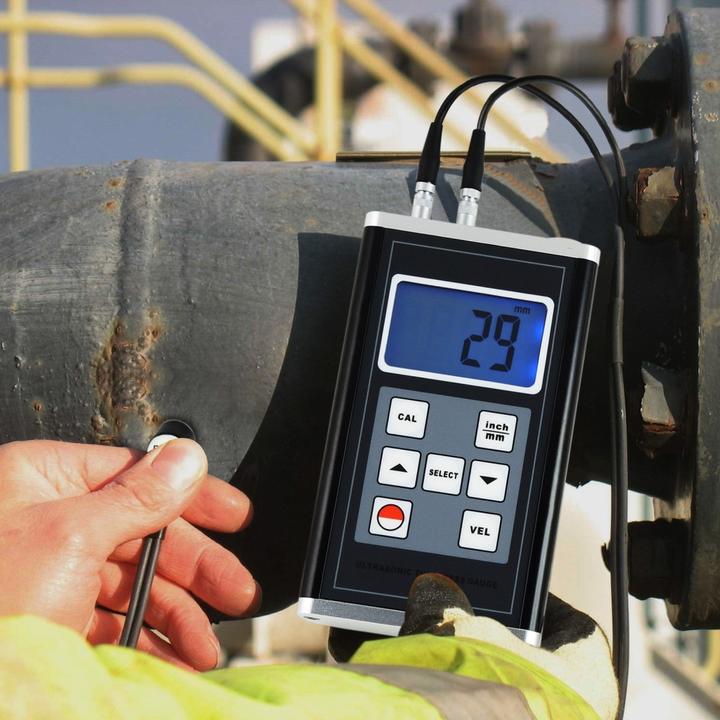 Landtek รหัส TM-8818 เครื่องวัดความหนาโลหะแบบอัลตร้าโซนิค,Ultrasonic thickness gauge meter,measuring range:0.75～400mm.