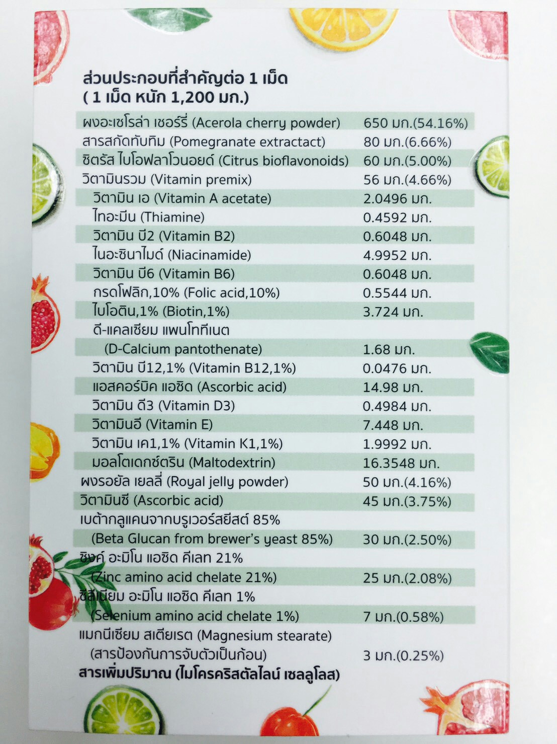 วิตามินซี พลัส Vitamin C Plus By aiyara โปรส่งฟรี