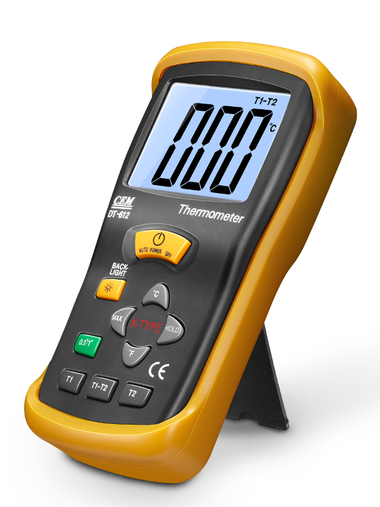 CEM รุ่นDT-610Bเครื่องวัดอุณหภูมิเทอร์โมมิเตอร์แบบ1แชนแนล,Thermocouple #1CH Thermometer,Meas.range:-50~1300ºC(-58~2000ºF)
