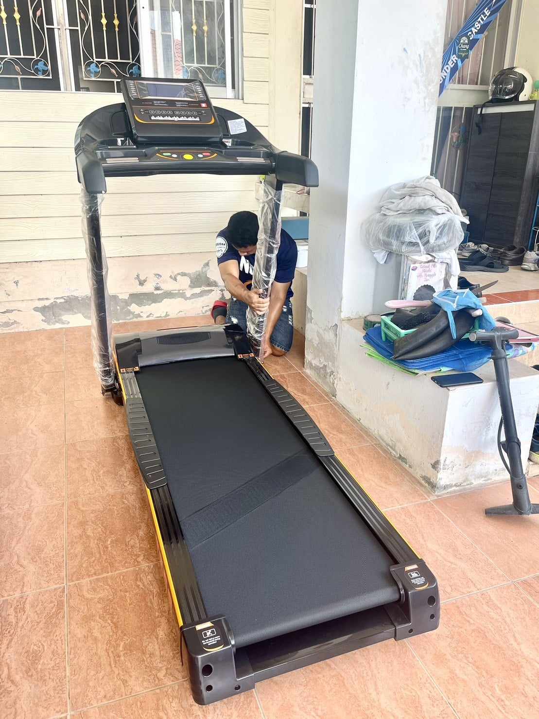 ลู่วิ่งไฟฟ้า V TECH รุ่น T858 มอเตอร์AC ลู่วิ่งฟิตเนส ลู่วิ่งMotorAC Commercial