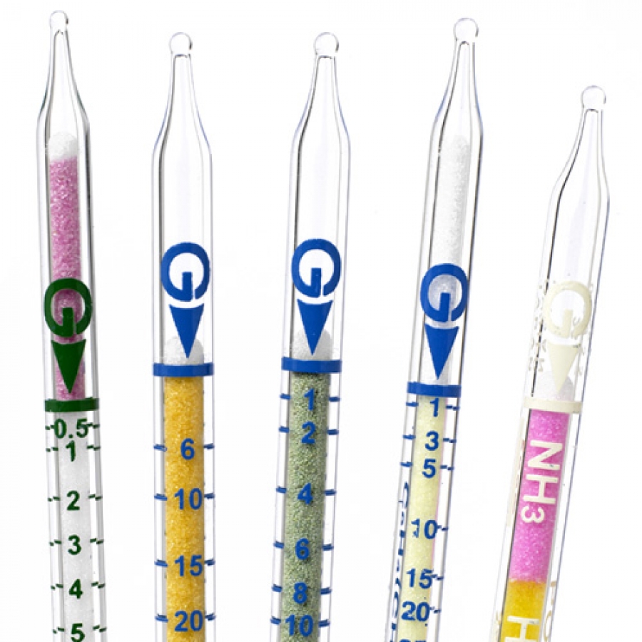 Gastec รหัสสินค้าNo.180หลอดวัดความเข้มข้นของแก๊ส,Gas Detector Tube for N-Ethyl morpholine,Meas.range:5～00ppm,Quantity:10pcs/Box
