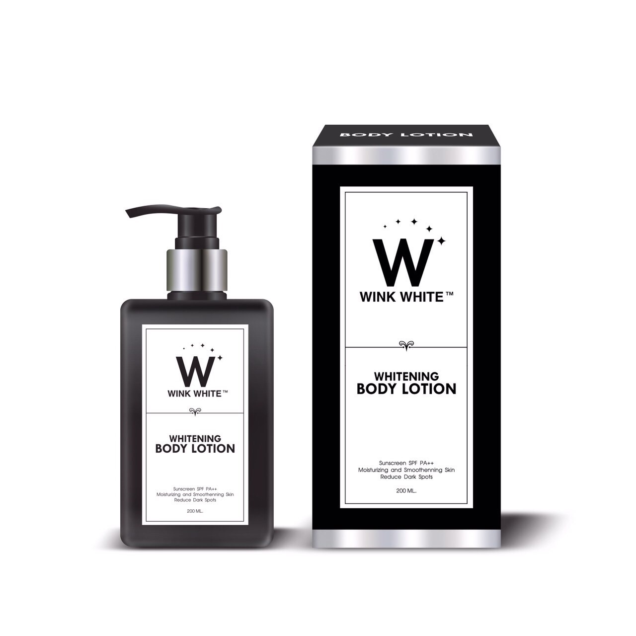 โลชั่นวิงค์ไวท์ WINK WHITE LOTION สูตรใหม่ ขวดดำ