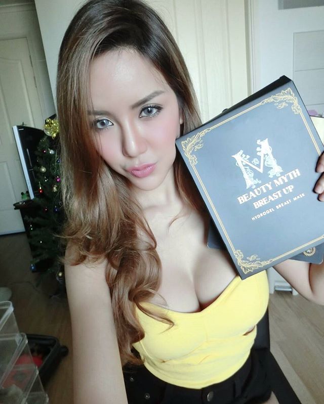 บิวตี้ มิธส์ แผ่นมาส์กบำรุงหน้าอก (Beauty Myth Breast Up Hydrogel Mask) ส่งฟรี EMS