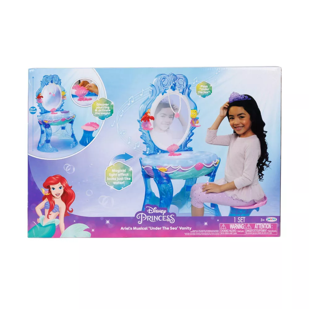 นำเข้า US Disney Princess Playdate Ariel โต๊ะเครื่องแป้งเจ้าหญิงแอลเรียล ราคา 6,990 บาท