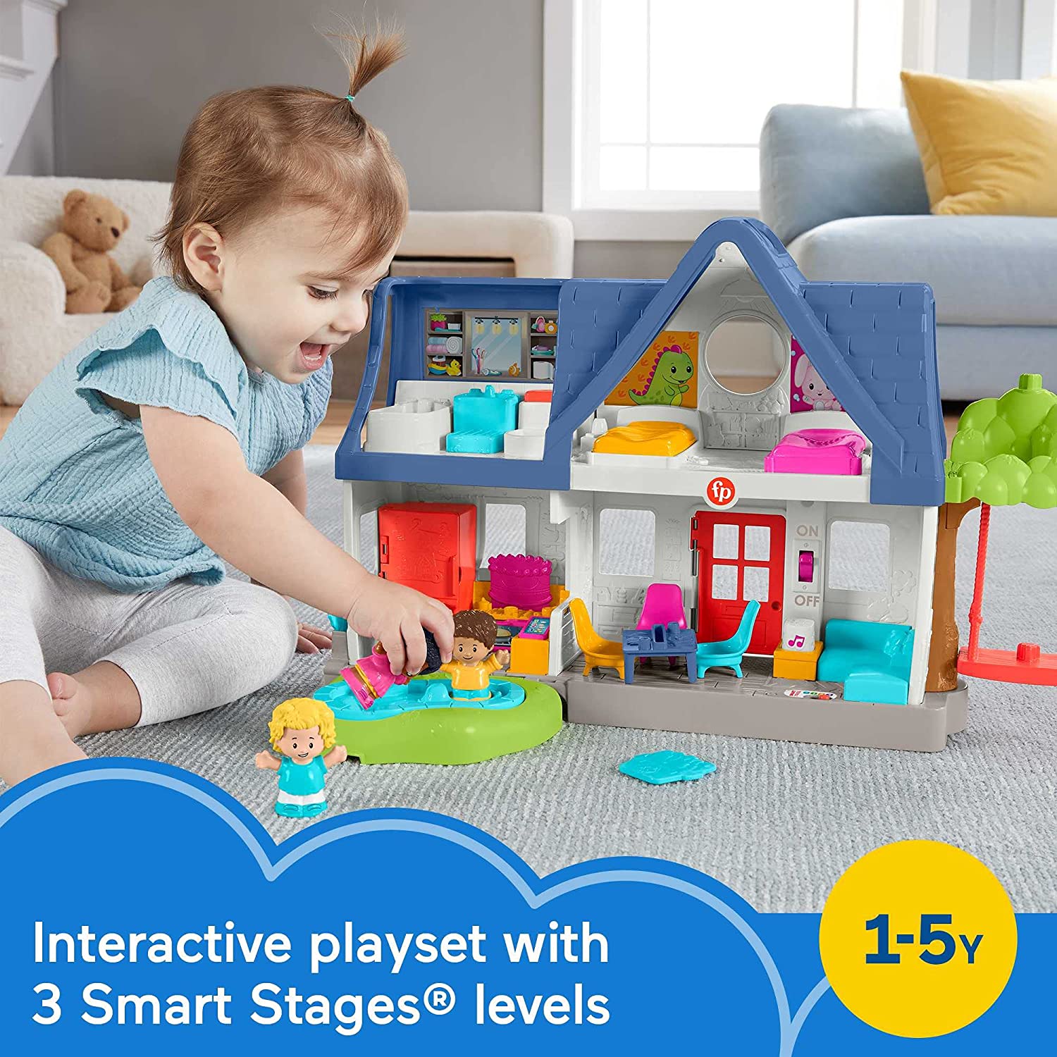 Fisher-Price Little People Friends Together Play House ชุดของเล่นอิเล็กทรอนิกส์ ราคา 3,990 - บาท