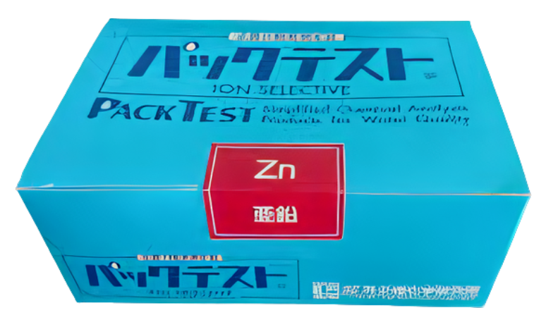 Kyoritsu รหัสสินค้า WAK-Zn ชุดทดสอบคุณภาพน้ำค่าสังกะสี,Kyoritsu packtest for Zinc,meas.range:0～5mg/L(quantity:50pcs./box)