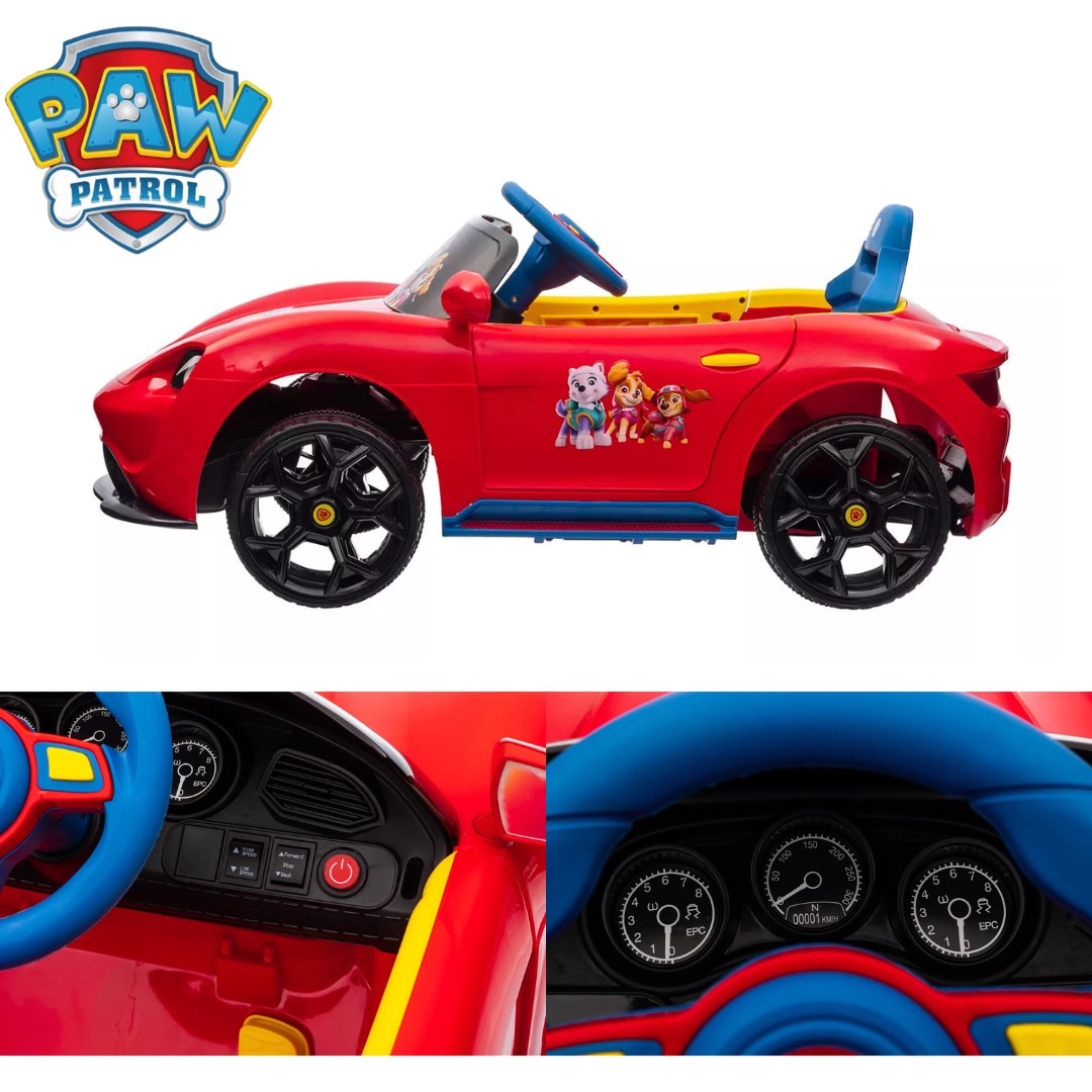 นำเข้า 🇺🇸 ✨ ขับสนุก ปลอดภัยมีสไตล์รถแบต paw patrol Licensed Kids 12V Battery Powered Convertible Ride-On Car ราคา 12,900 บาท