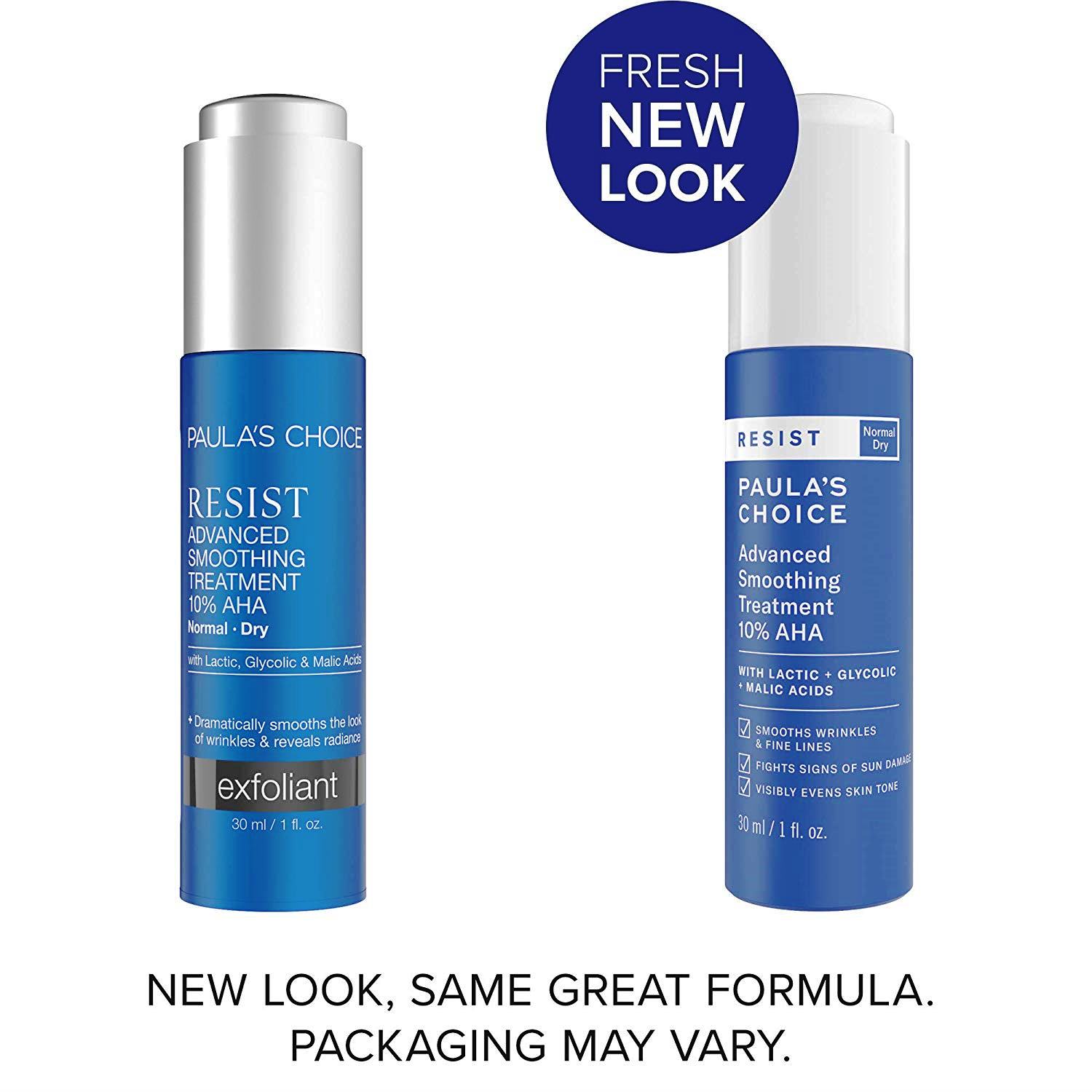 PAULA'S CHOICE :: Resist Advanced Smoothing Treatment 10% AHA ทรีทเม้นท์เนื้อบางเบา ผสานคุณค่า AHA หลากหลายชนิด ผลัดเซลล์ผิวพร้อมบำรุงในหนึ่งเดียว