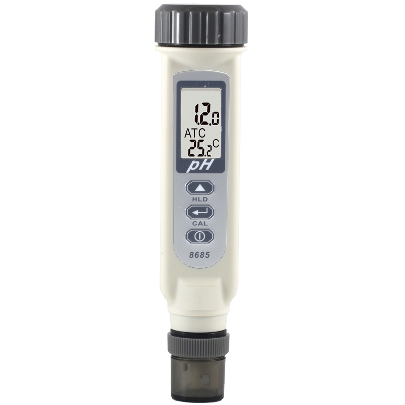 AZ รุ่น8685เครื่องวัดค่าความเป็นกรดและด่างแสดงผลดิจิตอลแบบปากกาDigital pH/Temp.meter,pH Meas.range:0.0～14.0