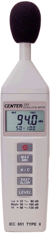 CENTER รุ่นCENTER325เครื่องวัดระดับเสียงDigital Sound Level Meter CENTER325