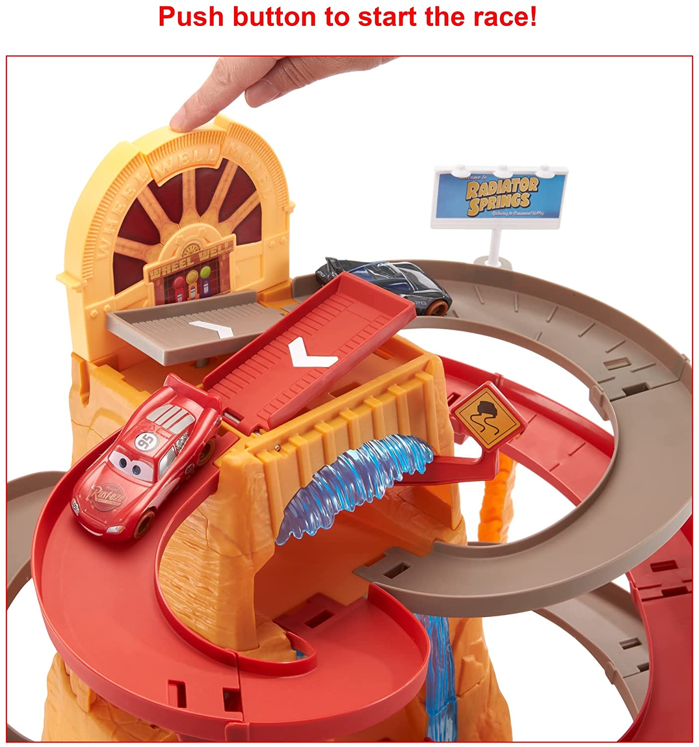 Disney Pixar Cars Radiator Springs Mountain Race Playset ชุดของเล่นในธีมเรดิเอเตอร์สปริง ราคา 3590.- บาท
