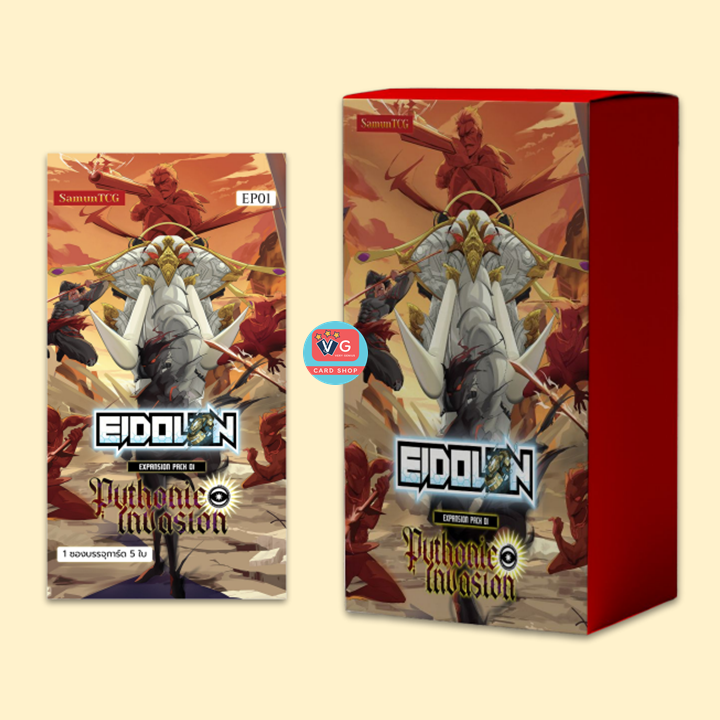 ส่ง31ตค Eidolon TCG Expansion Pack 01 EP01 ชุดเสริมบูสเตอร์ ไอโดลอน