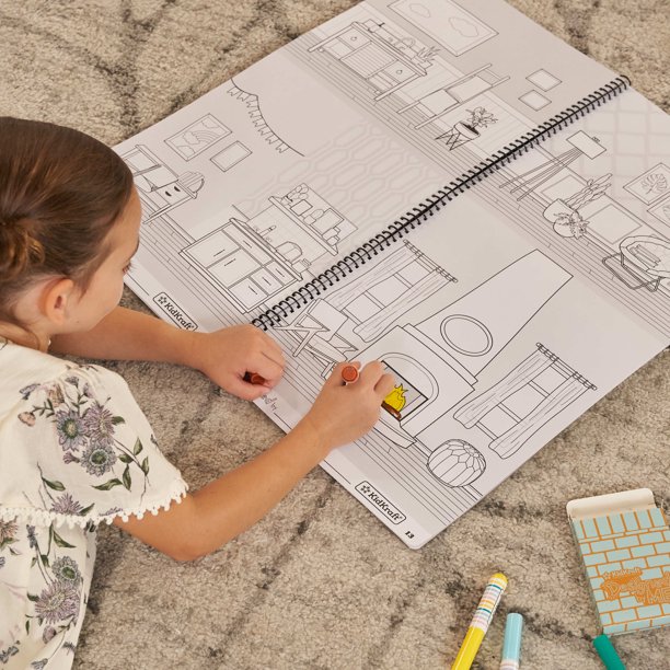 KidKraft Design by Me™: บ้านตุ๊กตาไม้แต่งสี 20 ชิ้น ราคา 3,590 บาท