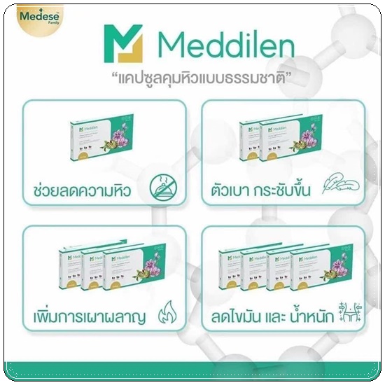 เมดดิลีน Meddilen คุมหิว สูตรคุณหมอ