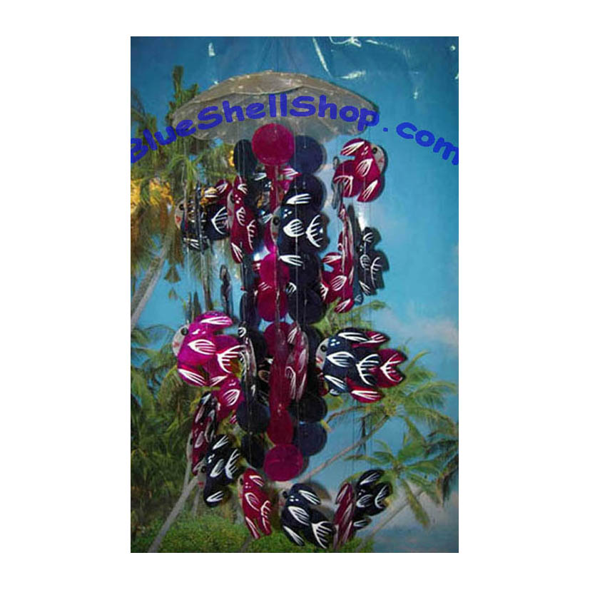 โมบายกระดิ่งรูปปลา