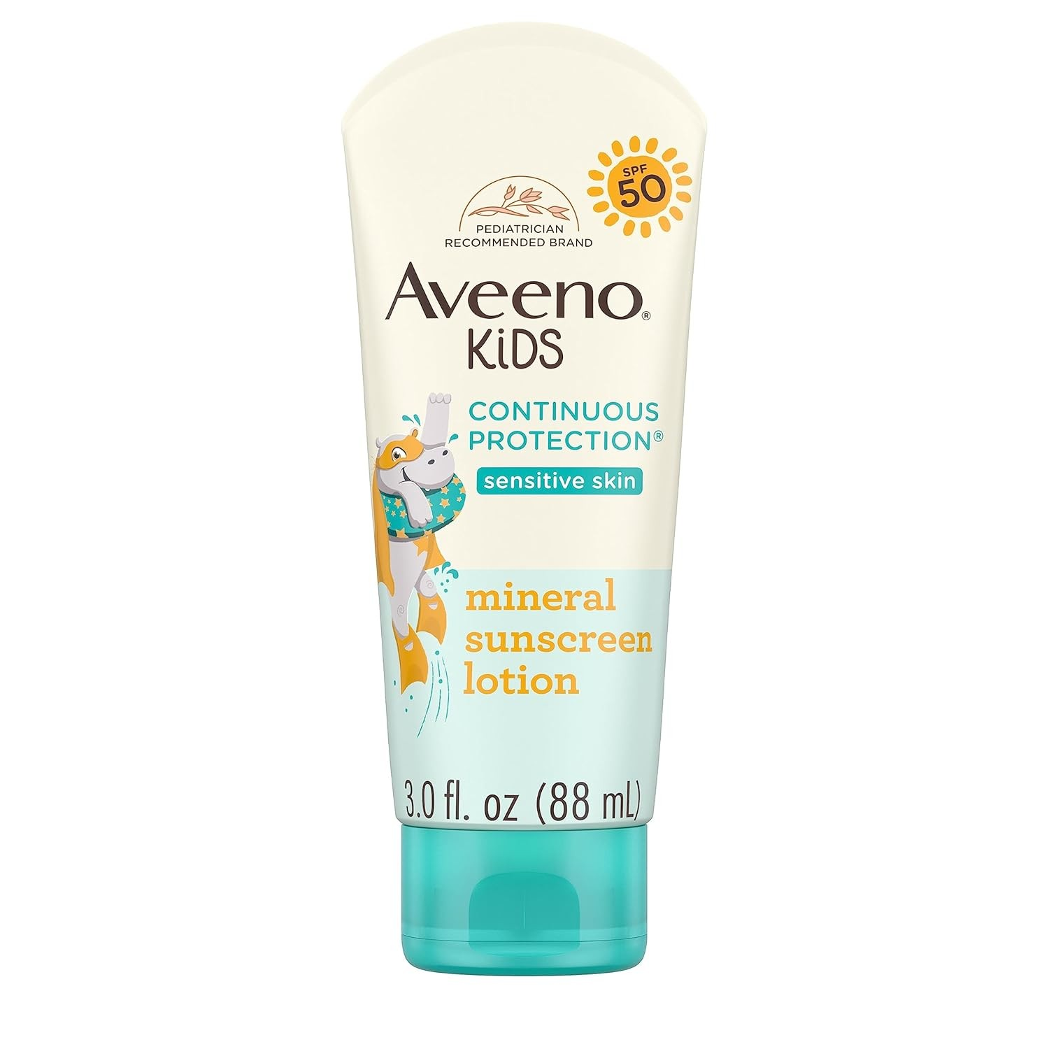NEW📢โลชั่นกันแดด 🌞🫡 นำเข้า 🇺🇸 Aveeno Kids Continuous Protection Zinc Oxide Mineral สำหรับผิวบอบบางของเด็กพร้อม SPF 50 3 ออนซ์ ราคา 650 บาท ค่าส่ง 60 บาท