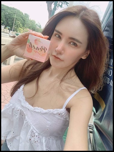 สบู่น้ำนมลูกพีช Peach Soap by FonnFonn