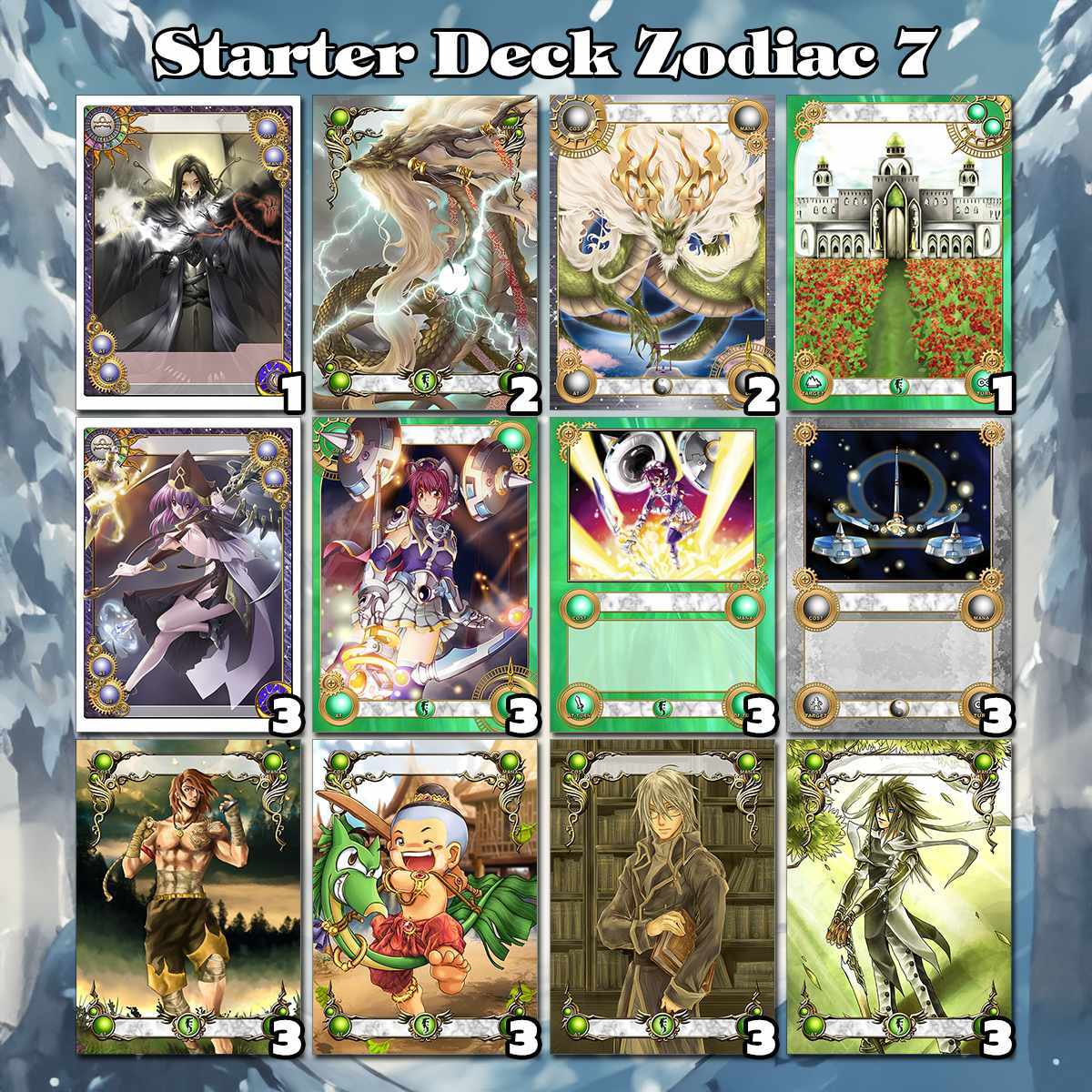 Starter Deck Zodiac set 2 Fadalgia ชุด 30 ใบ