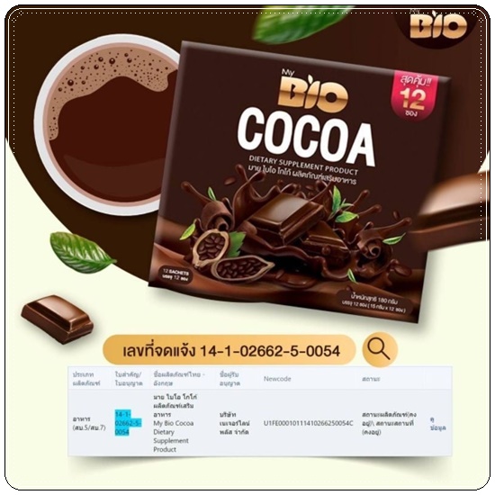 ไบโอ โกโก้ มิกซ์ BIO Cocoa Mix โกโก้ ดีท็อกซ์ (โปร 1 แถม 1)