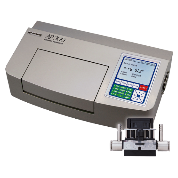 Atago รุ่นAP-300w/Temp.เครื่องวัดการโพลาไรซ์ฟังชั่นการควบคุมอุณหภูมิแบบอัตโนมัติ,Polarimeter Controller,Meas.Wavelength:589nm(D-line)