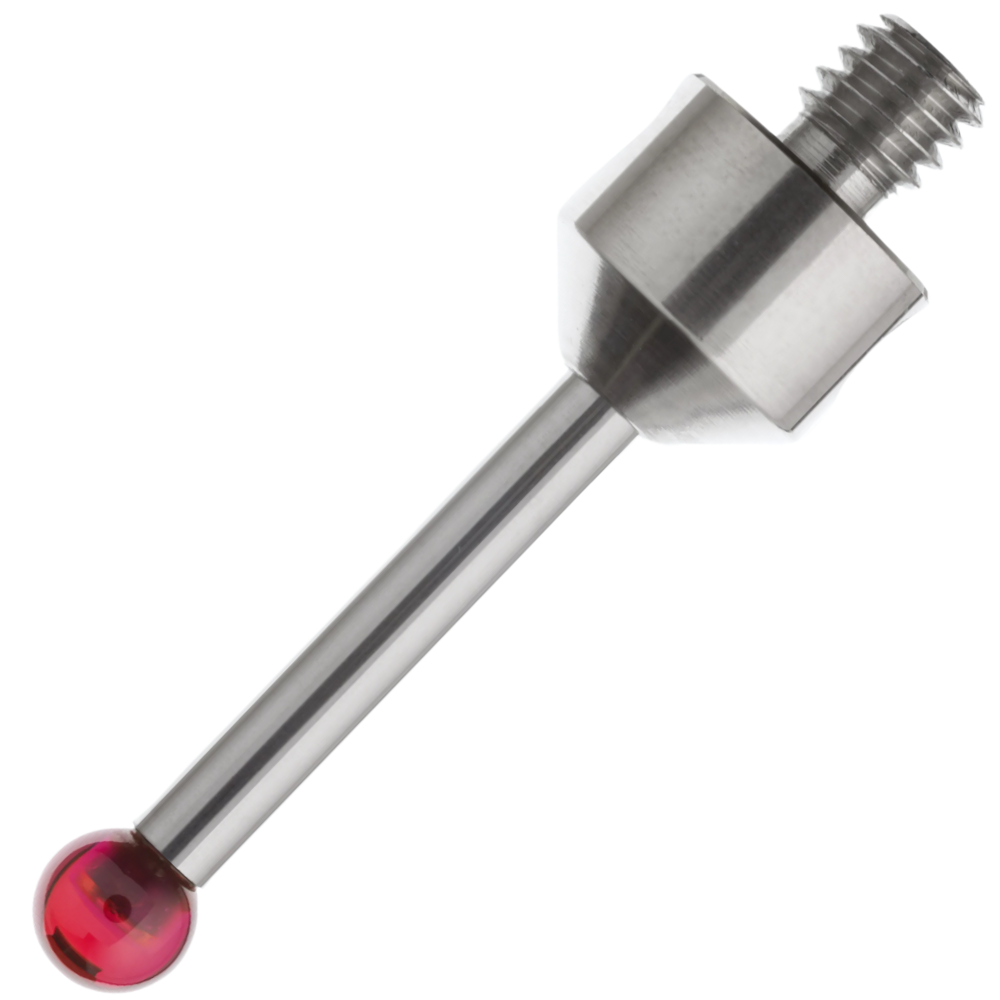 Renishaw รหัส A-5555-3827 หัวโพรบสไตลัสสำหรับเครื่องวัดพิกัดสามมิติ,M5 φ2.5 mm ruby ball, tungsten carbide stem,L:34 mm,ML:25 mm, long thread